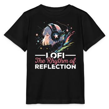 Lofi Music Lover Low Fidelity Japanische Ästhetik - Stanley/Stella Kinder T-Shirt MINI CREATOR  - Schwarz - Vorne - Mikhail (115cm)