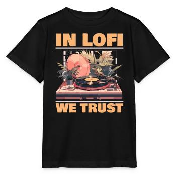 Lofi Music Lover Low Fidelity Japanese Aesthetic - Stanley/Stella MINI CREATOR Kids’ T-Shirt - black - Front - Mikhail (115cm)