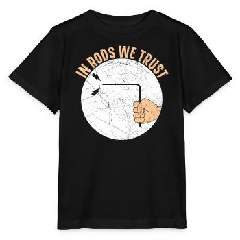 Dowsing Divining Water Witching Dowser - Stanley/Stella MINI CREATOR Kids’ T-Shirt - black - Front - Mikhail (115cm)