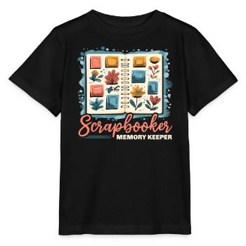 Scrapbooking Scrapbook Paper Crafting Scrapbooker - Stanley/Stella MINI CREATOR Kids’ T-Shirt - black - Front - Mikhail (115cm)