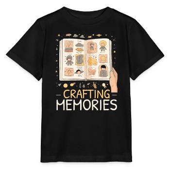 Scrapbooking Scrapbook Paper Crafting Scrapbooker - Stanley/Stella MINI CREATOR Kids’ T-Shirt - black - Front - Mikhail (115cm)