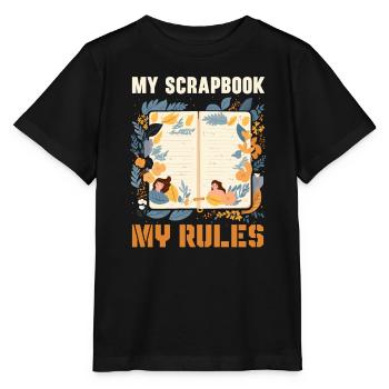 Scrapbooking Scrapbook Paper Crafting Scrapbooker - Stanley/Stella MINI CREATOR Kids’ T-Shirt - black - Front - Mikhail (115cm)