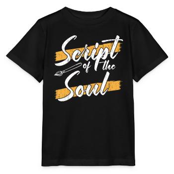 Calligraphie arabe Calligraphie écriture lettrage - T-shirt bio MINI CREATOR Stanley/Stella Enfant - noir - Devant - Mikhail (115cm)
