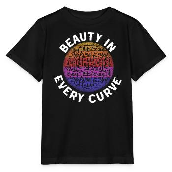 Calligraphie arabe Calligraphie écriture lettrage - T-shirt bio MINI CREATOR Stanley/Stella Enfant - noir - Devant - Mikhail (115cm)