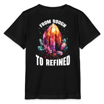 Lapidaire artiste pierres précieuses Pierre de collecte Pierre - T-shirt bio MINI CREATOR Stanley/Stella Enfant - noir - Devant - Mikhail (115cm)