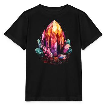 Lapidaire artiste pierres précieuses Pierre de collecte Pierre - T-shirt bio MINI CREATOR Stanley/Stella Enfant - noir - Devant - Mikhail (115cm)