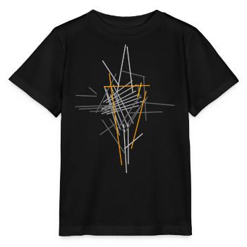 abstract - Stanley/Stella MINI CREATOR Kids’ T-Shirt - black - Front - Mikhail (115cm)