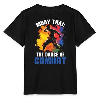 Muay Thai Boxing Martial Arts Martial Artist MMA - Stanley/Stella MINI CREATOR Kids’ T-Shirt - black - Front - Mikhail (115cm)