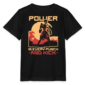 Muay Thai Boxing Martial Arts Martial Artist MMA - Stanley/Stella MINI CREATOR Kids’ T-Shirt - black - Front - Mikhail (115cm)