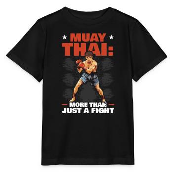 Muay Thai Boxing Martial Arts Martial Artist MMA - Stanley/Stella MINI CREATOR Kids’ T-Shirt - black - Front - Mikhail (115cm)