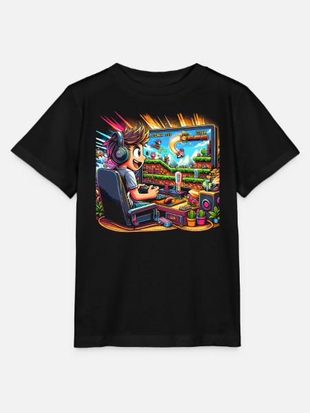 Speedrunning Videospieler Gamer Gaming - Stanley/Stella Kinder T-Shirt MINI CREATOR - Schwarz