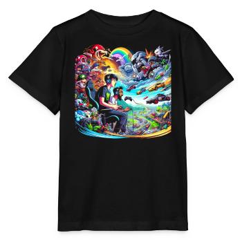 Speedrunning Videospieler Gamer Gaming - Stanley/Stella Kinder T-Shirt MINI CREATOR  - Schwarz - Vorne - Mikhail (115cm)