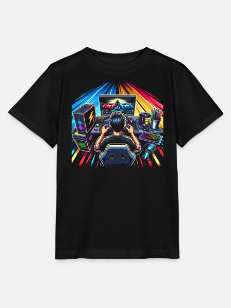 Speedrunning Videospieler Gamer Gaming - Stanley/Stella Kinder T-Shirt MINI CREATOR  - Schwarz