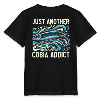 Cobia Amateur De Pêche Attrapeur De Poissons Pêcheur Pêcheur - T-shirt bio MINI CREATOR Stanley/Stella Enfant - noir - Devant - Mikhail (115cm)