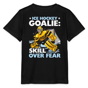 Hockey sur glace Gardien de but Gardien de but Gardien de but - T-shirt bio MINI CREATOR Stanley/Stella Enfant - noir - Devant - Mikhail (115cm)