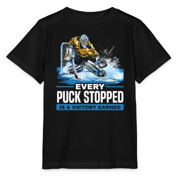 Hockey sur glace Gardien de but Gardien de but Gardien de but - T-shirt bio MINI CREATOR Stanley/Stella Enfant - noir - Devant - Mikhail (115cm)