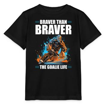 Hockey sur glace Gardien de but Gardien de but Gardien de but - T-shirt bio MINI CREATOR Stanley/Stella Enfant - noir - Devant - Mikhail (115cm)