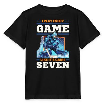 Hockey sur glace Gardien de but Gardien de but Gardien de but - T-shirt bio MINI CREATOR Stanley/Stella Enfant - noir - Devant - Mikhail (115cm)