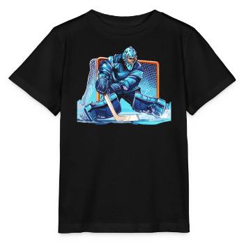 Hockey sur glace Gardien de but Gardien de but Gardien de but - T-shirt bio MINI CREATOR Stanley/Stella Enfant - noir - Devant - Mikhail (115cm)