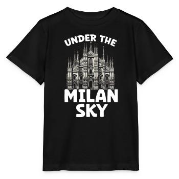 Mailand Italien Reisen Urlaub Italienisch Mailand Skyline - Stanley/Stella Kinder T-Shirt MINI CREATOR  - Schwarz - Vorne - Mikhail (115cm)
