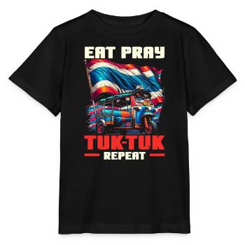 Bangkok Thailand Reisen Urlaub Thai Sprache - Stanley/Stella Kinder T-Shirt MINI CREATOR  - Schwarz - Vorne - Mikhail (115cm)