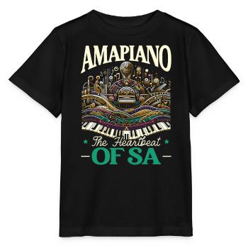 Amapiano Mélomane sud-africain Afrobeat - T-shirt bio MINI CREATOR Stanley/Stella Enfant - noir - Devant - Mikhail (115cm)