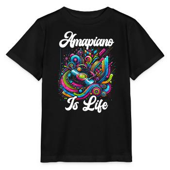 Amapiano Mélomane sud-africain Afrobeat - T-shirt bio MINI CREATOR Stanley/Stella Enfant - noir - Devant - Mikhail (115cm)