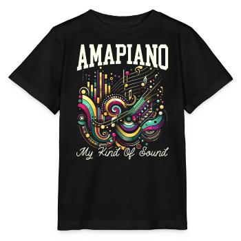 Amapiano Mélomane sud-africain Afrobeat - T-shirt bio MINI CREATOR Stanley/Stella Enfant - noir - Devant - Mikhail (115cm)