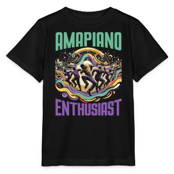 Amapiano Mélomane sud-africain Afrobeat - T-shirt bio MINI CREATOR Stanley/Stella Enfant - noir - Devant - Mikhail (115cm)