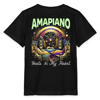 Amapiano Mélomane sud-africain Afrobeat - T-shirt bio MINI CREATOR Stanley/Stella Enfant - noir - Devant - Mikhail (115cm)