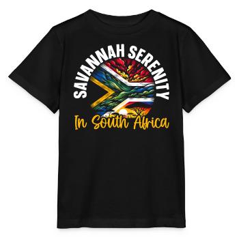 Südafrika Pride Johannesburg Südafrikanische Flagge - Stanley/Stella Kinder T-Shirt MINI CREATOR  - Schwarz - Vorne - Mikhail (115cm)