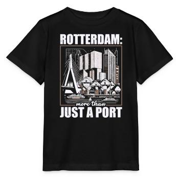Rotterdam Niederlande Reisen Ich liebe Rotterdam - Stanley/Stella Kinder T-Shirt MINI CREATOR  - Schwarz - Vorne - Mikhail (115cm)