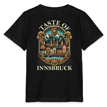 Innsbruck Autriche Voyage Vacances Autrichien - T-shirt bio MINI CREATOR Stanley/Stella Enfant - noir - Devant - Mikhail (115cm)