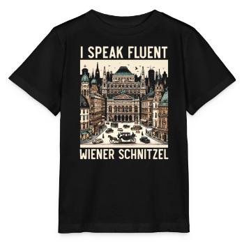Vienna Austria Travel Vacation Country Austrian - Stanley/Stella MINI CREATOR Kids’ T-Shirt - black - Front - Mikhail (115cm)
