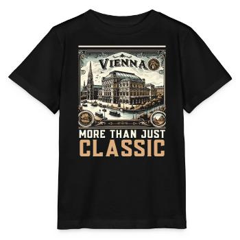 Vienna Austria Travel Vacation Country Austrian - Stanley/Stella MINI CREATOR Kids’ T-Shirt - black - Front - Mikhail (115cm)