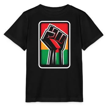 Pan-africanism African American Black People - Stanley/Stella MINI CREATOR Kids’ T-Shirt - black - Front - Mikhail (115cm)