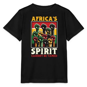Pan-africanism African American Africa Roots Black - Stanley/Stella MINI CREATOR Kids’ T-Shirt - black - Front - Mikhail (115cm)