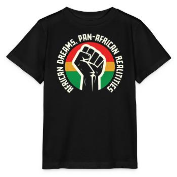 Pan-africanism African American Africa Roots Black - Stanley/Stella MINI CREATOR Kids’ T-Shirt - black - Front - Mikhail (115cm)