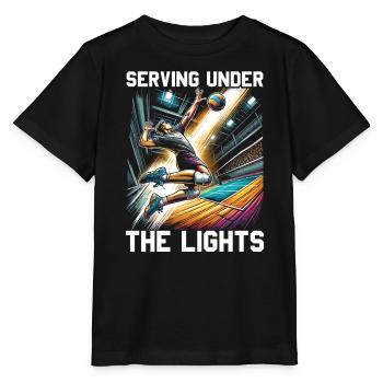 Indoor Volleyball Lover Sport Volleyball Player - Stanley/Stella MINI CREATOR Kids’ T-Shirt - black - Front - Mikhail (115cm)