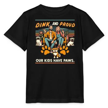 Dual Income No Kids Marriage Married Couple DINK - Stanley/Stella MINI CREATOR Kids’ T-Shirt - black - Front - Mikhail (115cm)