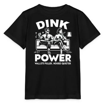 Doppeltes Einkommen Keine Kinder Ehe Ehepaar DINK - Stanley/Stella Kinder T-Shirt MINI CREATOR  - Schwarz - Vorne - Mikhail (115cm)
