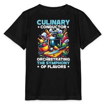 Culinary Arts Teacher Kitchen Cook Chef Cooking - Stanley/Stella MINI CREATOR Kids’ T-Shirt - black - Front - Mikhail (115cm)