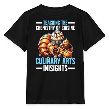 Culinary Arts Teacher Kitchen Cook Chef Cooking - Stanley/Stella MINI CREATOR Kids’ T-Shirt - black - Front - Mikhail (115cm)