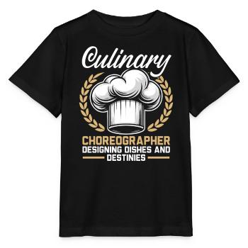 Culinary Arts Teacher Kitchen Cook Chef Cooking - Stanley/Stella MINI CREATOR Kids’ T-Shirt - black - Front - Mikhail (115cm)