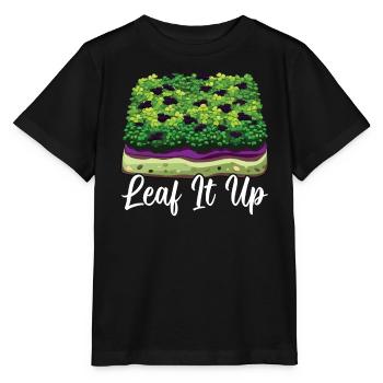 Microgreens Agriculture Micro Farming Gardening - Stanley/Stella MINI CREATOR Kids’ T-Shirt - black - Front - Mikhail (115cm)