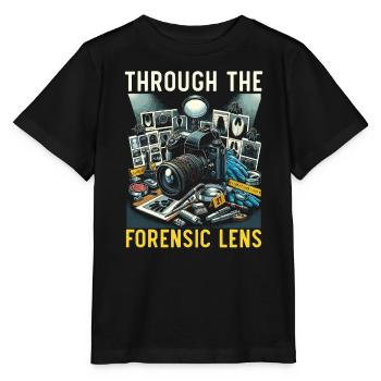 Photographe médico-légal Enquête sur les scènes de crime - T-shirt bio MINI CREATOR Stanley/Stella Enfant - noir - Devant - Mikhail (115cm)