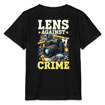 Photographe médico-légal Enquête sur les scènes de crime - T-shirt bio MINI CREATOR Stanley/Stella Enfant - noir - Devant - Mikhail (115cm)