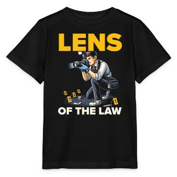 Photographe médico-légal Enquête sur les scènes de crime - T-shirt bio MINI CREATOR Stanley/Stella Enfant - noir - Devant - Mikhail (115cm)