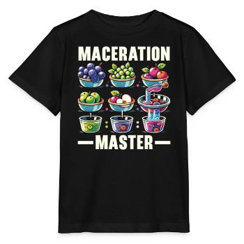Processus de macération Préparation des aliments Trempage - T-shirt bio MINI CREATOR Stanley/Stella Enfant - noir - Devant - Mikhail (115cm)