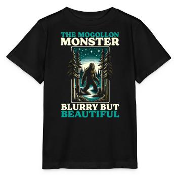 Mogollon Monster Mythical Cryptozoology Cryptid - Stanley/Stella MINI CREATOR Kids’ T-Shirt - black - Front - Mikhail (115cm)